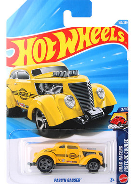 26D风火轮C4982合金小车收藏模型玩具102直线加速PASS'N GASSER