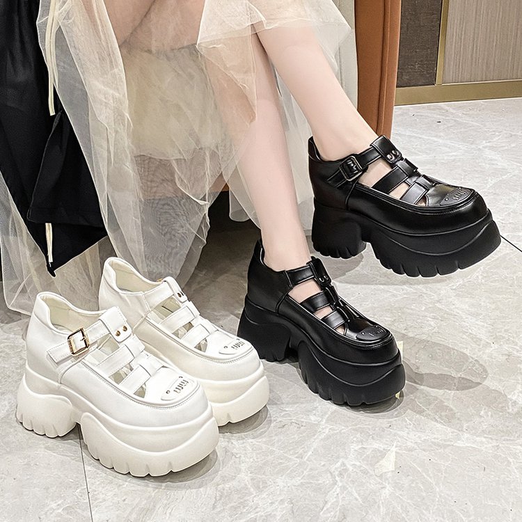 夏季新品厚底松糕底防滑新品厚底时装凉鞋