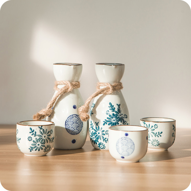 中式白酒杯套装家用陶瓷酒具套件仿古分酒器黄酒清酒壶青瓷小酒盅,餐饮具,白酒杯,淘宝优惠券,粉丝福利购,淘宝优惠卷