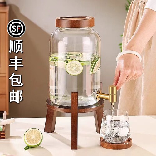 带龙头冷水壶大容量耐高温