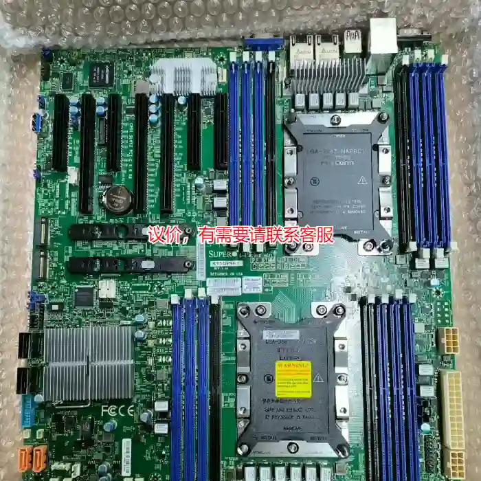议价x99主版超微 X11DPH-T 双路服务器工作站主议价