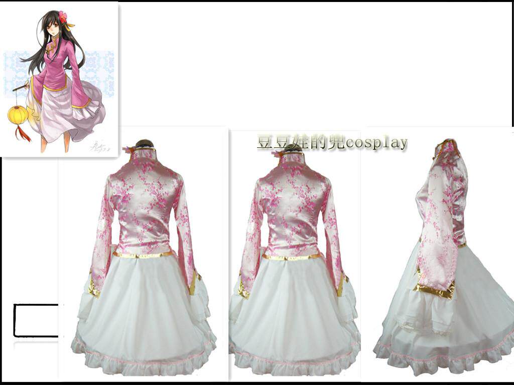 COSPLAY服装 APH 黑塔利亚 国拟人 台湾 湾娘cos服免邮定制