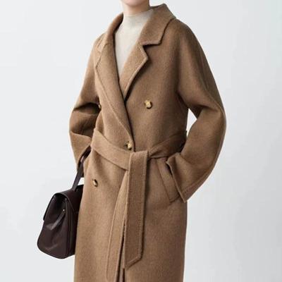 中长款骆驼绒大衣801版