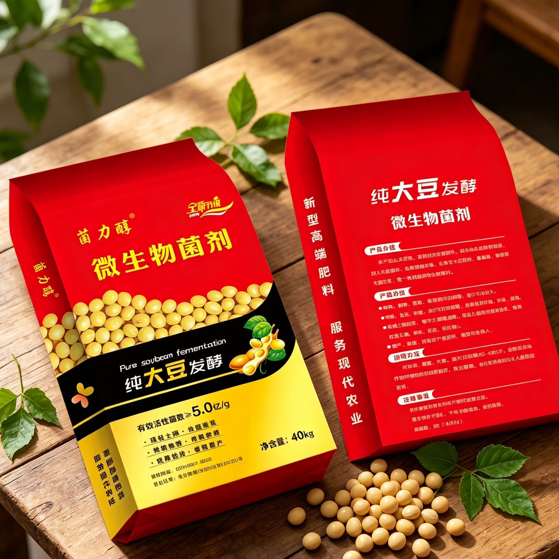豆粕微生物菌剂5亿菌大棚施肥大豆蛋白粉剂果蔬蔬菜瓜果有机肥料