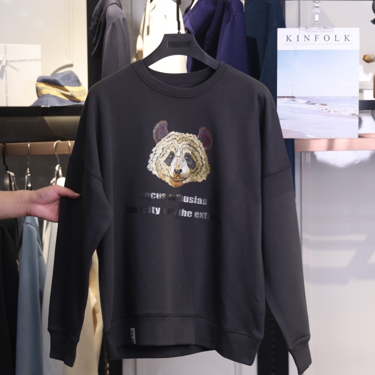 【H家】撤标撤柜！秋季潮牌百搭（男女同款）情侣款印花休闲卫衣