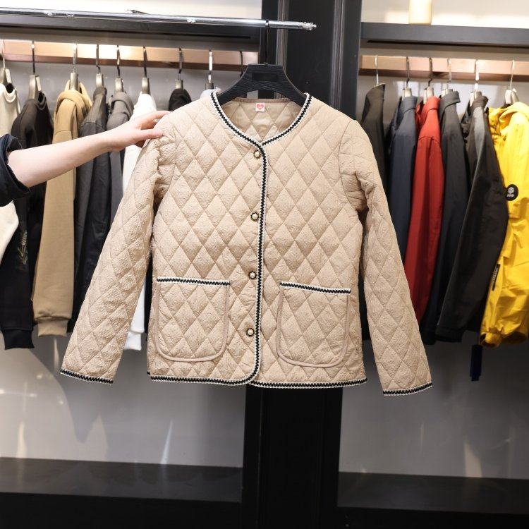 【雅家】撤标撤柜！冬季女士新款时尚轻薄小香风洋气圆领棉服外套,女装/女士精品,棉衣/棉服,淘宝优惠券,粉丝福利购,淘宝优惠卷