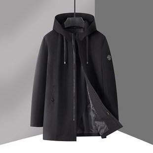 夹克潮流商务休闲连帽长袖 男士 风衣外套上衣 新款 一线撤柜撤标春季