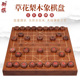 象棋棋盘木质橡棋中国象棋实木棋盘高档大号独木棋盘家用像棋盘