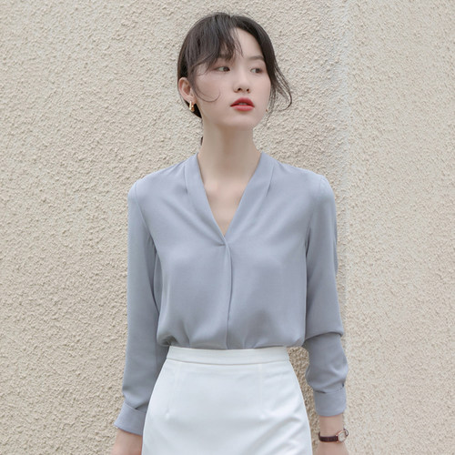 修身v领雪纺上衣销量排行榜 修身v领雪纺上衣品牌热度排名 小麦优选