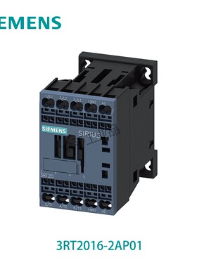 西门子(SIEMENS) 3RT系列交流接触器 3RT2016-2AP01 230VAC 9A 3P