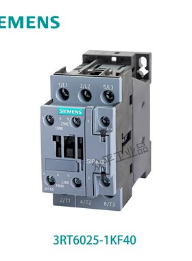 西门子(SIEMENS)3RT系列交流接触器 3RT6025-1KF40 110VDC 17A 3P
