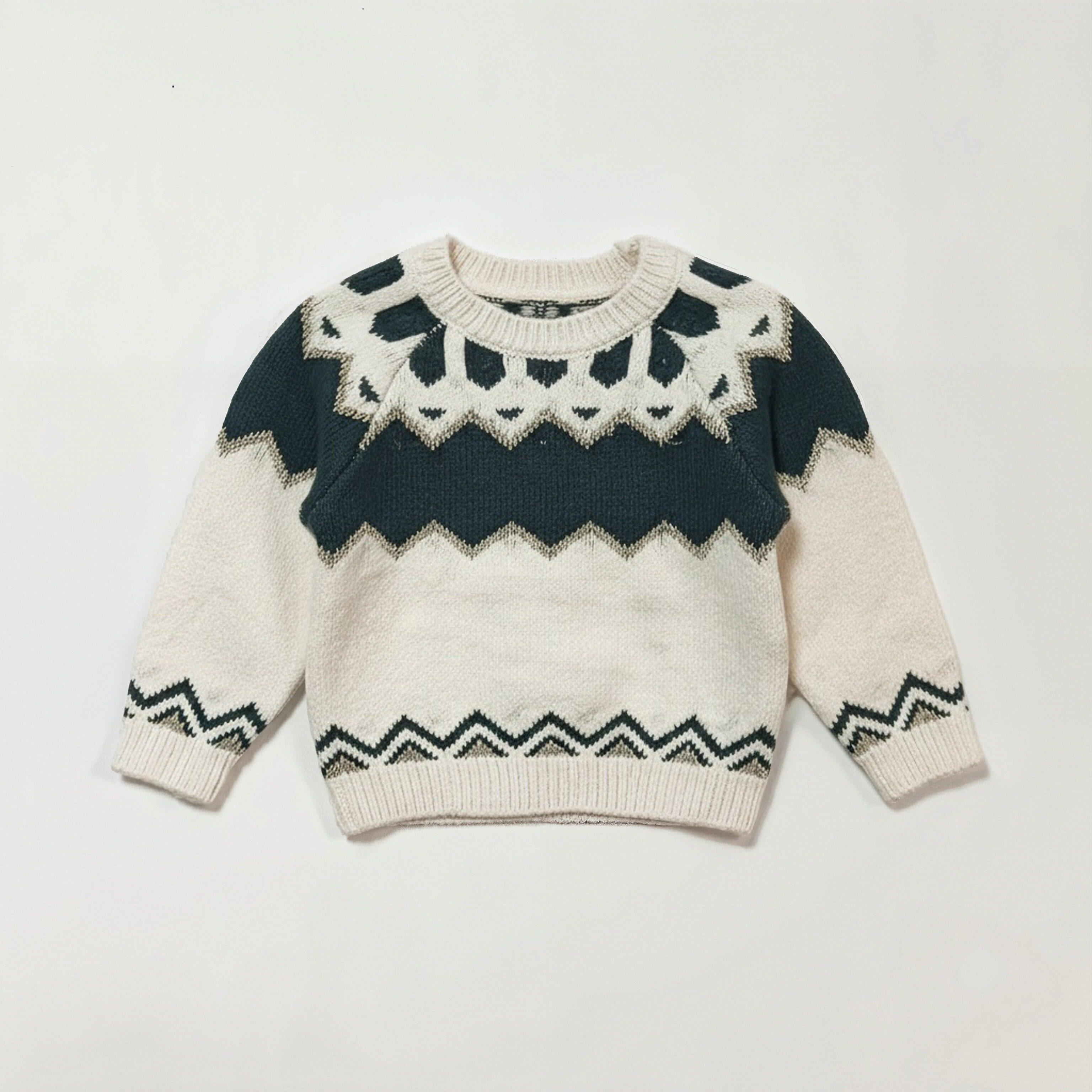 法单米白色羊毛混纺厚款春秋冬季民族风圆领长袖针织女童外穿毛衣,童装/婴儿装/亲子装,毛衣/针织衫,淘宝优惠券,粉丝福利购,淘宝优惠卷