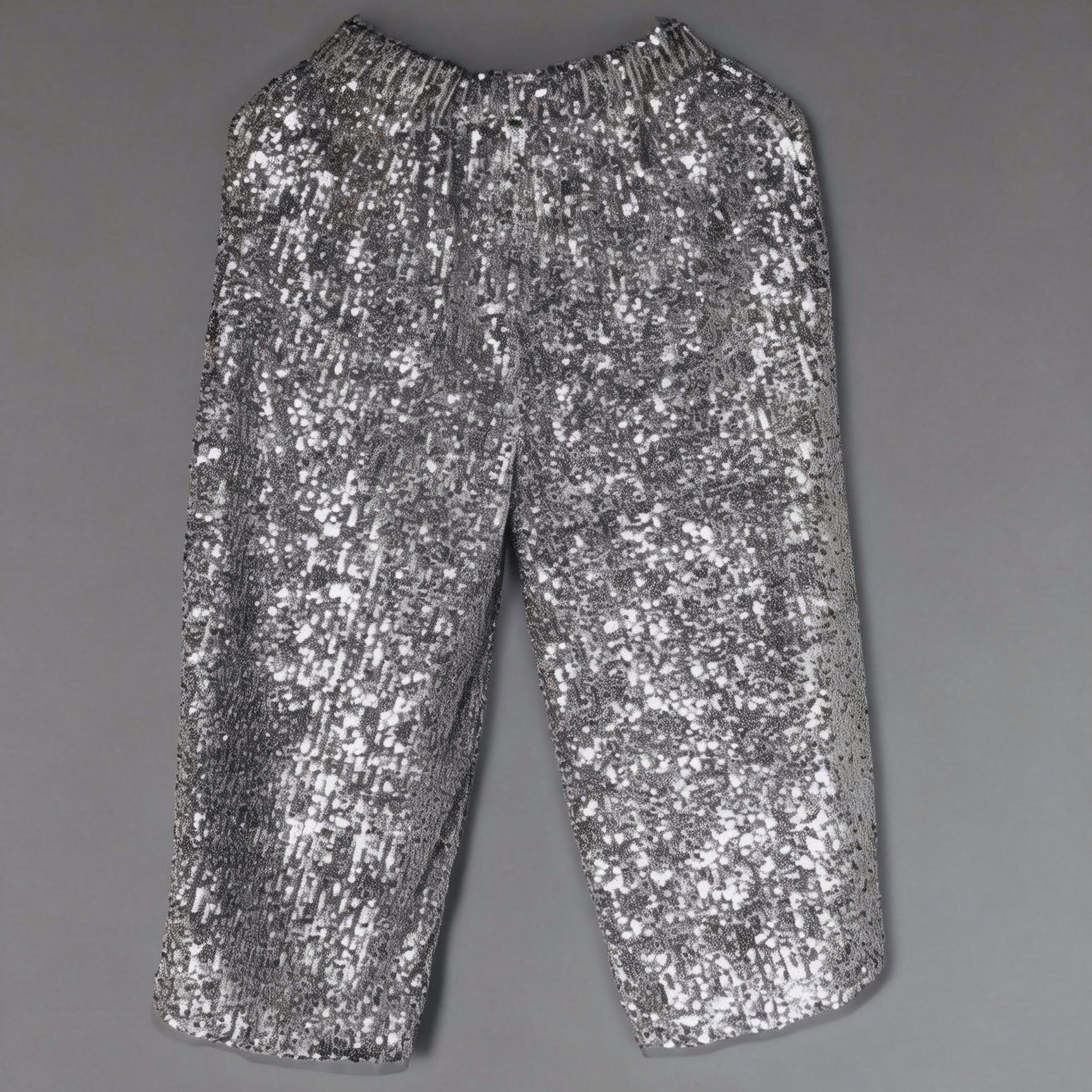 JANIEANDJACK 四季通用时尚款银色弹力皮筋珠片女童宽脚长裤,童装/婴儿装/亲子装,裤子,淘宝优惠券,粉丝福利购,淘宝优惠卷