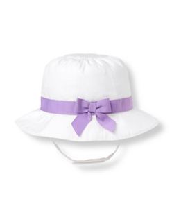 全棉薄款 JACK夏季 婴儿帽宝宝儿童遮阳帽女童盆帽太阳帽 AND JANIE