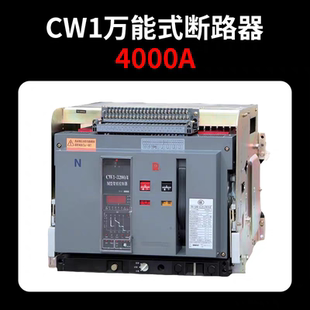 常熟框架式断路器CW1 CW1-5000/3P-4000A M型 原装正品