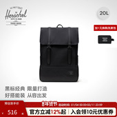 系列双肩商务通勤方形背包 新升级经典 黑标系列 Herschel赫行