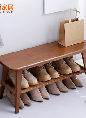 换鞋凳家用门口可坐式试穿鞋凳进门凳入户鞋柜坐凳一体长凳鞋架子
