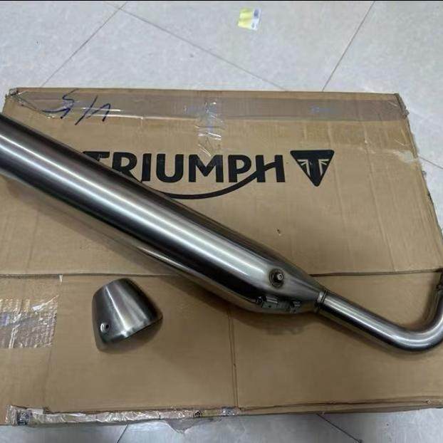 凯旋bobber排气尾段右侧