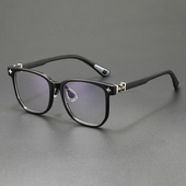 黑框眼镜男款 可配近视度数散光变色防雾防蓝光复古大框眼睛框架女