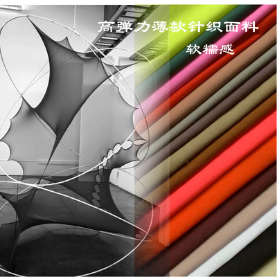 薄款软糯高弹力亲肤透视裤袜面料