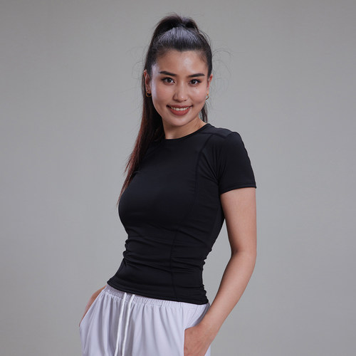 LEANA丽娜瑜伽服短袖T恤速干透气