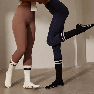 专业高端瑜伽袜子女中筒防滑秋冬高档初学者空中瑜伽普拉提地板袜