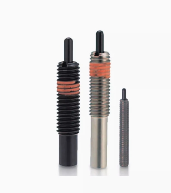 PJH3/4/5/6/8重载型弹簧柱塞螺纹旋钮定位分度销伸缩弹顶丝导向柱