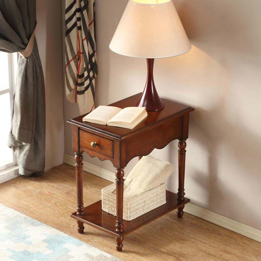 欧式风沙发简约床头柜子边几