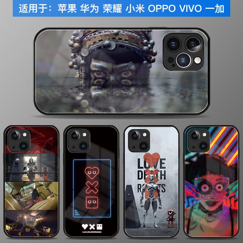 爱死机手机壳xsmax苹果12适用13pro华为p50美剧nova789荣耀60定制