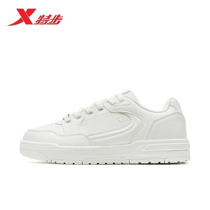 特步创新小板女板鞋2026春季新款时尚简约百搭小白鞋974118310071,运动鞋new,板鞋,淘宝优惠券,粉丝福利购,淘宝优惠卷