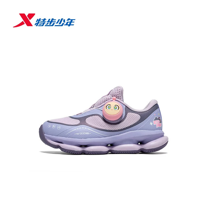 特步儿童运动鞋女幼小童鞋2026年秋冬新款正品皮面耐磨防滑休闲鞋