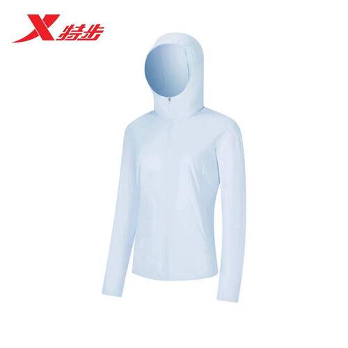 特步防晒衣女士夏季新款正品透气户外运动外套薄款冰丝休闲上衣