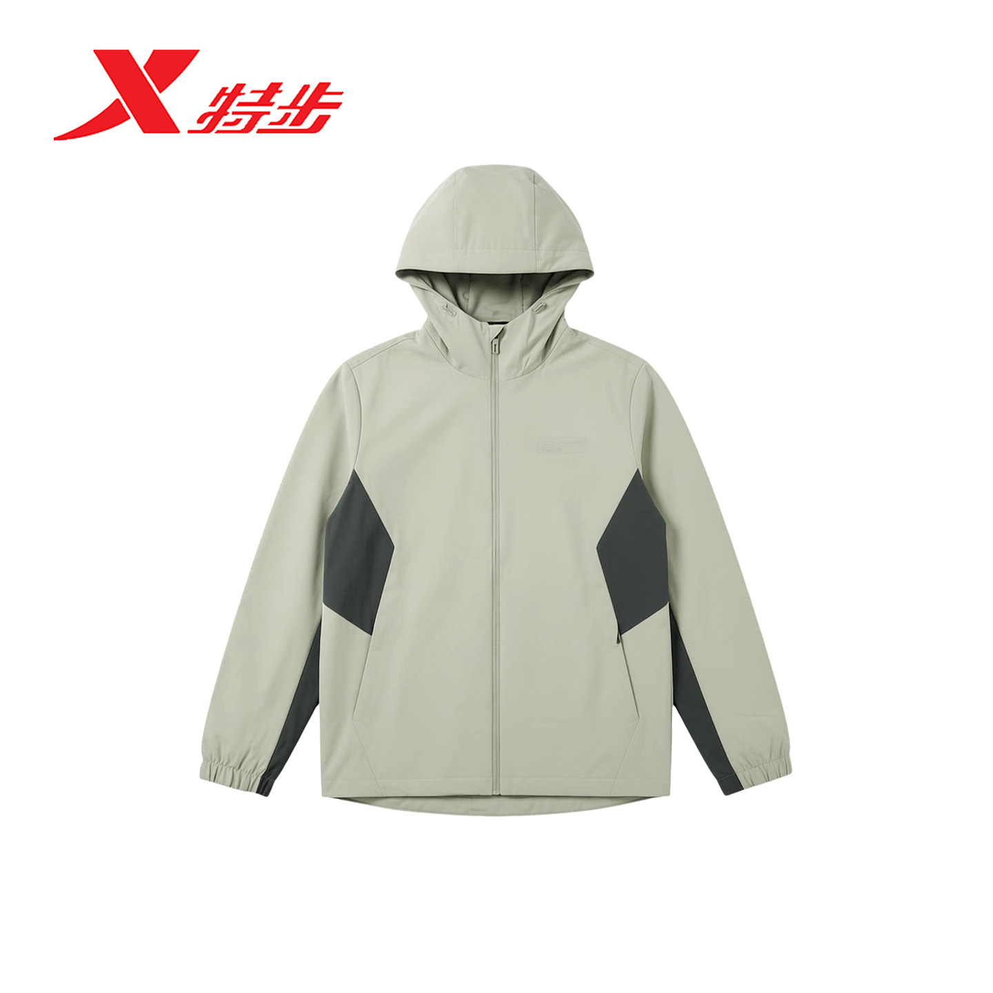 特步保暖风衣男子梭织厚外套2026秋款综训上衣运动服974329160115