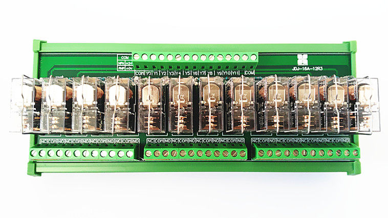 吉祥能达继电器模组模块一开一闭dc24v中间继电器plc放大板