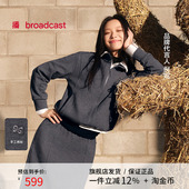 航海半高领拉链慵懒外套女25春新款 播倪妮同款 美式 上衣BDS1WD1122