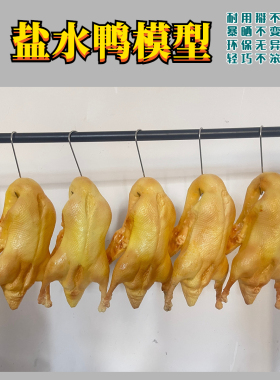 仿真盐水鸭酱鸭食品食物塑料模型道具熟食店橱窗摆件挂饰工厂直销