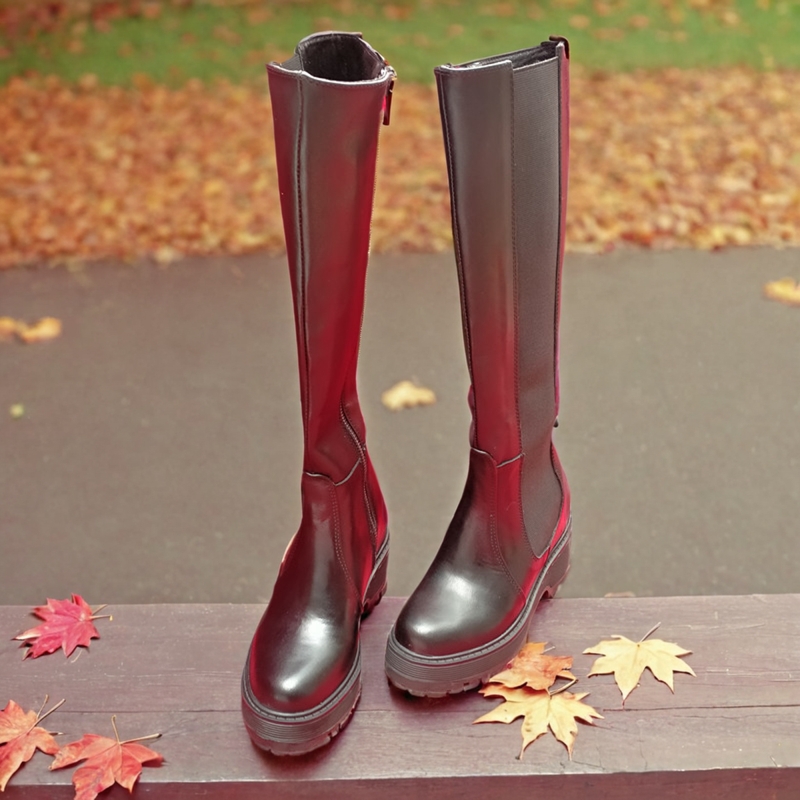 隐形内增高11CM烟囱靴艾公主超轻