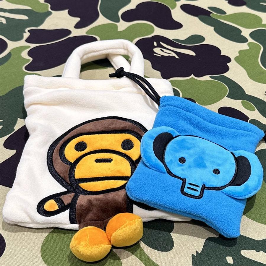 BAPEMILO手提袋可爱动物图案