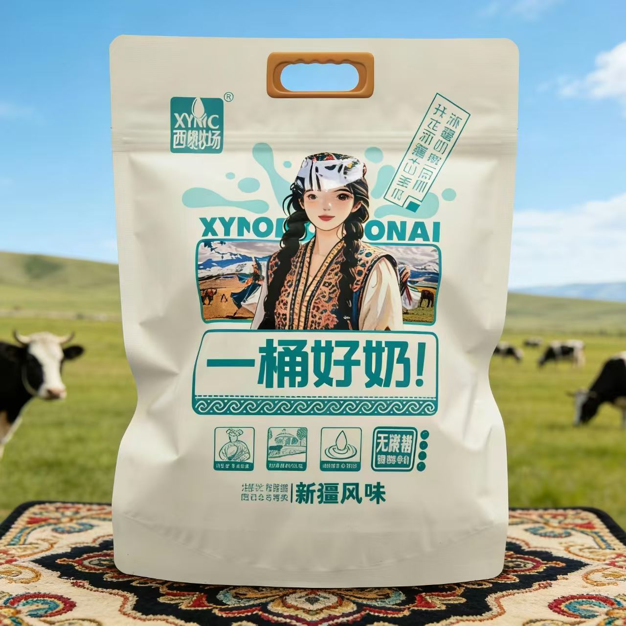 奶制品混装500克西域牧场