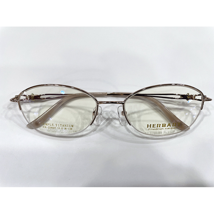 正品 Herbart 菲尔巴特眼镜架 大方框轻钛配镜眼镜框 FH-228007