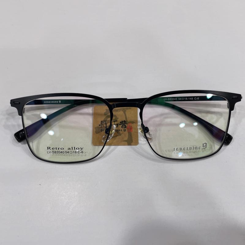 哥拓普眼镜架 levelnine/合金超轻潮流文艺近视眼镜框 LV-S83540