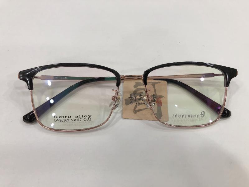 哥拓普眼镜架 levelnine/超轻板材塑钢潮流文艺眼镜框 LV-86269