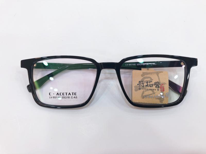 板材复古韩版文艺眼镜架