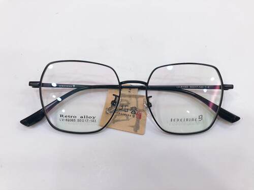 商务休闲文艺合金多边形眼镜架
