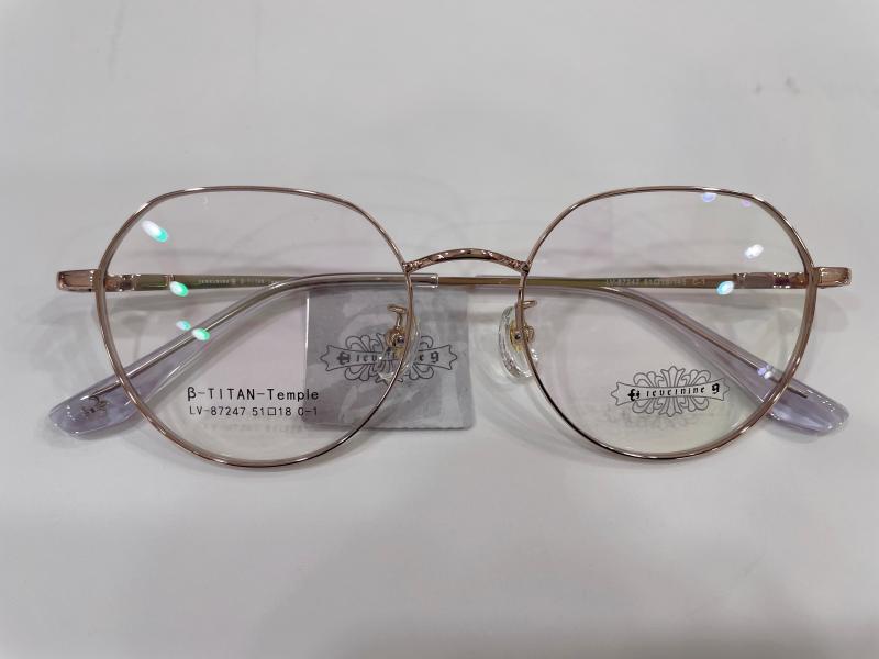 哥拓普眼镜架 levelnine/配近视β钛超轻潮流文艺眼镜框 LV-87247