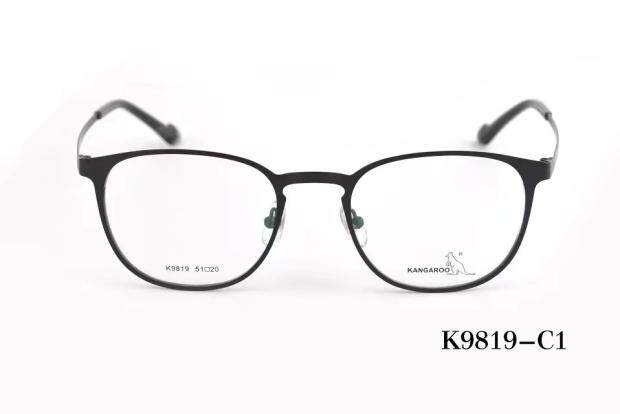 袋鼠变脸眼镜架 KANGAROO/全框眼镜 带3D偏光墨镜夜视夹片 K9819