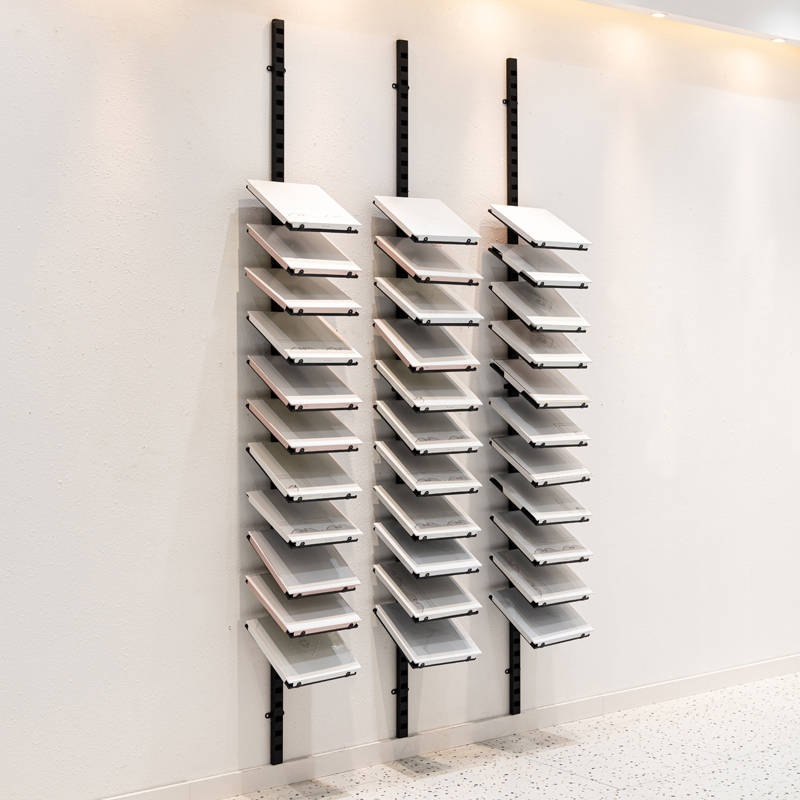 铝扣板集成吊顶样品架瓷砖架陶瓷石材展示架衣橱柜门板色板陈列架