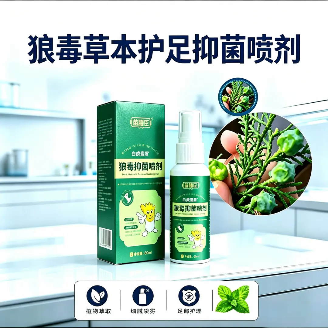 【苗膳臣】狼毒足部喷剂