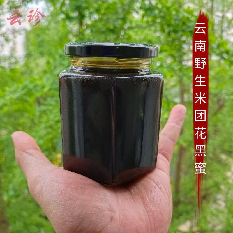 云南高山野生米团花黑蜜土特产山珍黑蜂蜜真天然土蜂蜜米团花蜜