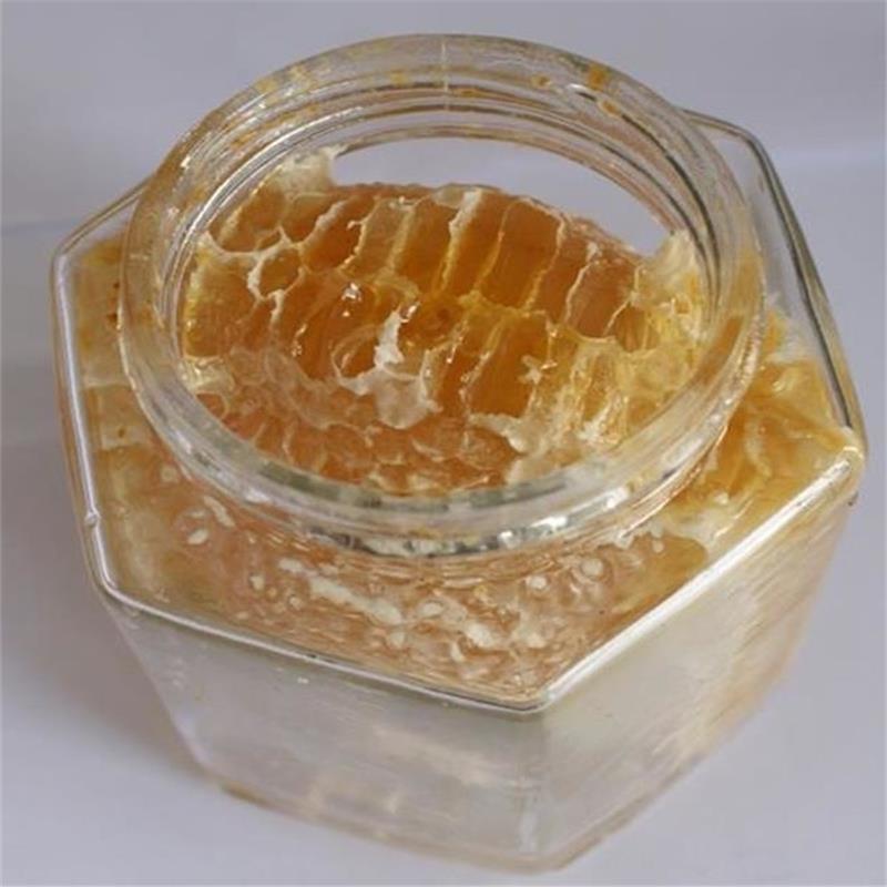 蜂巢蜜 玻璃瓶装蜂巢蜜 嚼着吃蜂巢蜜农家自产土蜂蜜一瓶特价包